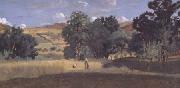 Jean Baptiste Camille  Corot Moisson dans une vallee (mk11) oil painting reproduction
